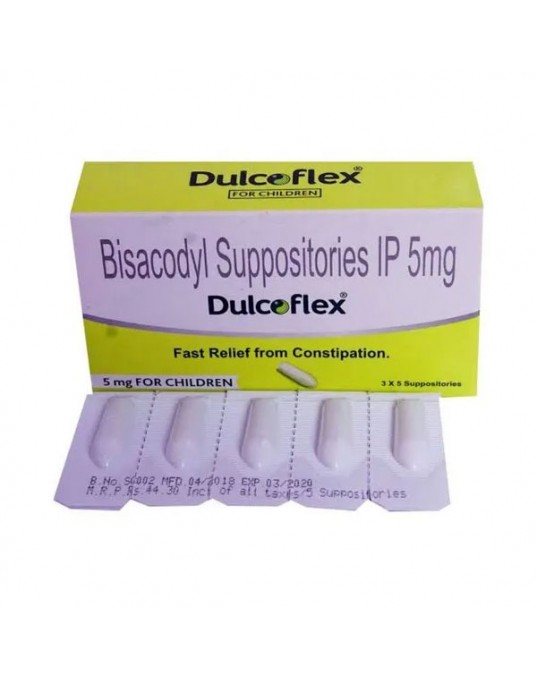 DULCOFLEX[SANOFI] 10 MG SUPP (5 suppository)