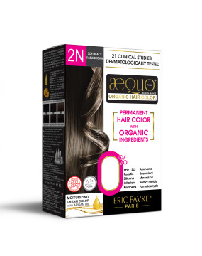 Blackish Brown Woman 2N -KIN Organic Hair Colour-170ml- Derma Certified- AEQUO ORGANIC