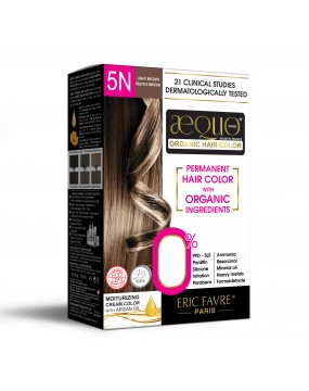 Light Brown Woman 5N -KIN Organic Hair Colour-160ml- Derma Certified- AEQUO ORGANIC