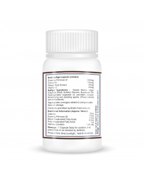 GYNO-G Evening Primrose Woman Health Supplement Soft Gel- KIN - 30 Caps Jar- French Formulation