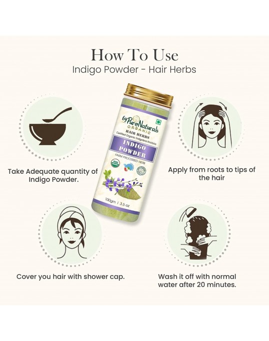 Organic byPurenaturals Indigo Herb Powder