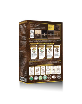 QuikHenna Organic Gel Hair Color 4N Medium Brown