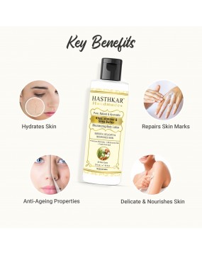 Hasthkar Handmades Khus Almond & Shea Butter Mesmerizing Body Lotion for Men & Women 210ml Pack of 2