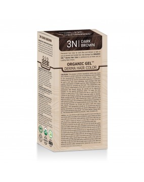QuikHennaOrganic Gel Derma Long Hair Color 3N Dark Brown