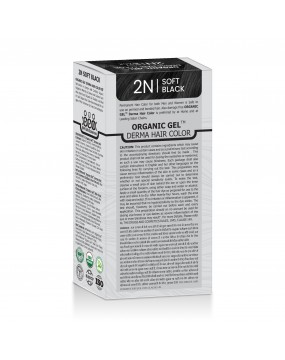 QuikHenna Organic Gel Derma Long Hair Color 2N Soft Black 